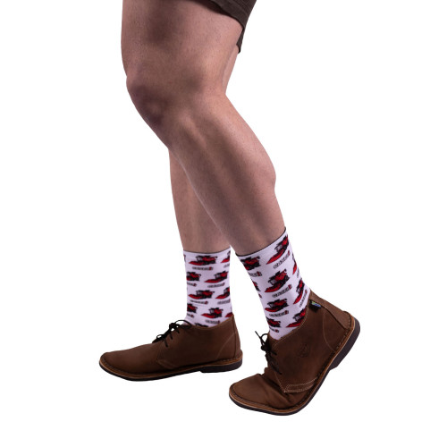 SOCKS BLACK / RED COMBINE SOCKS BLACK / RED COMBINE