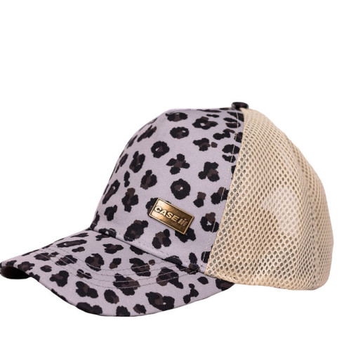 CAP LADIES LEOPARD PRINT