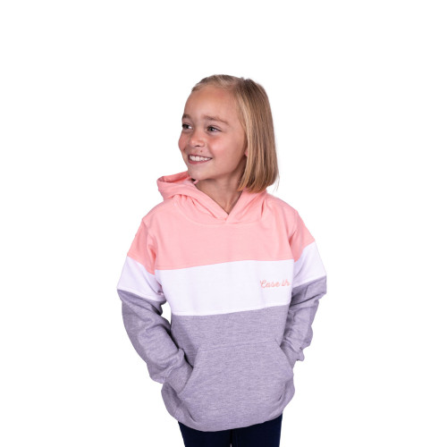 GIRLY HOODY PINK GREY WHITE GIRLY HOODY PINK GREY WHITE