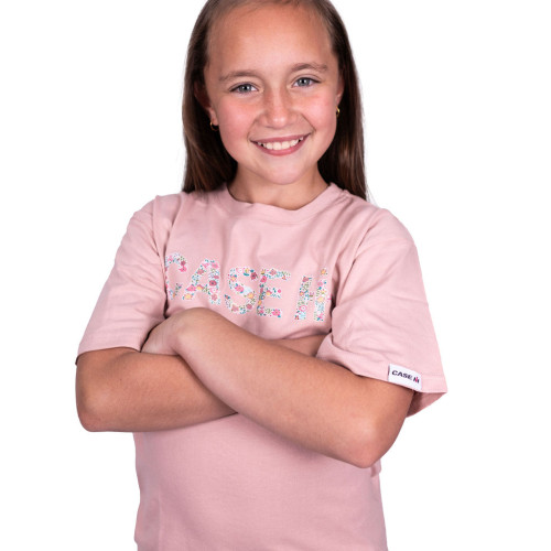 GIRLS TSHIRT PINK CASE IH