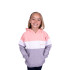 GIRLY HOODY PINK GREY WHITE