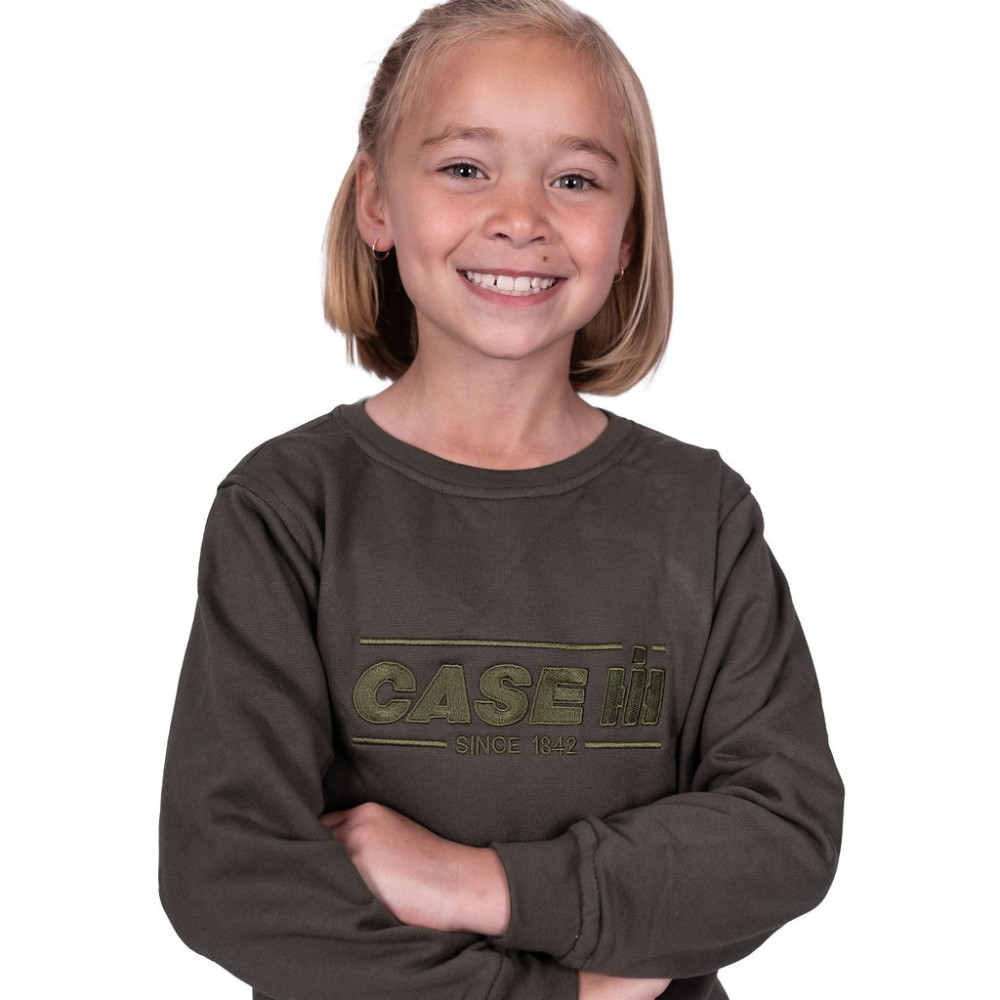 KIDS OLIVE SWEATSHIRT