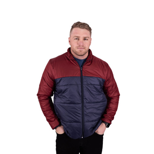 MENS PUFFER NAVY & RED