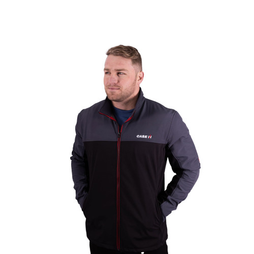 MENS Softshell GREY, BLACK & RED MENS Softshell GREY, BLACK & RED