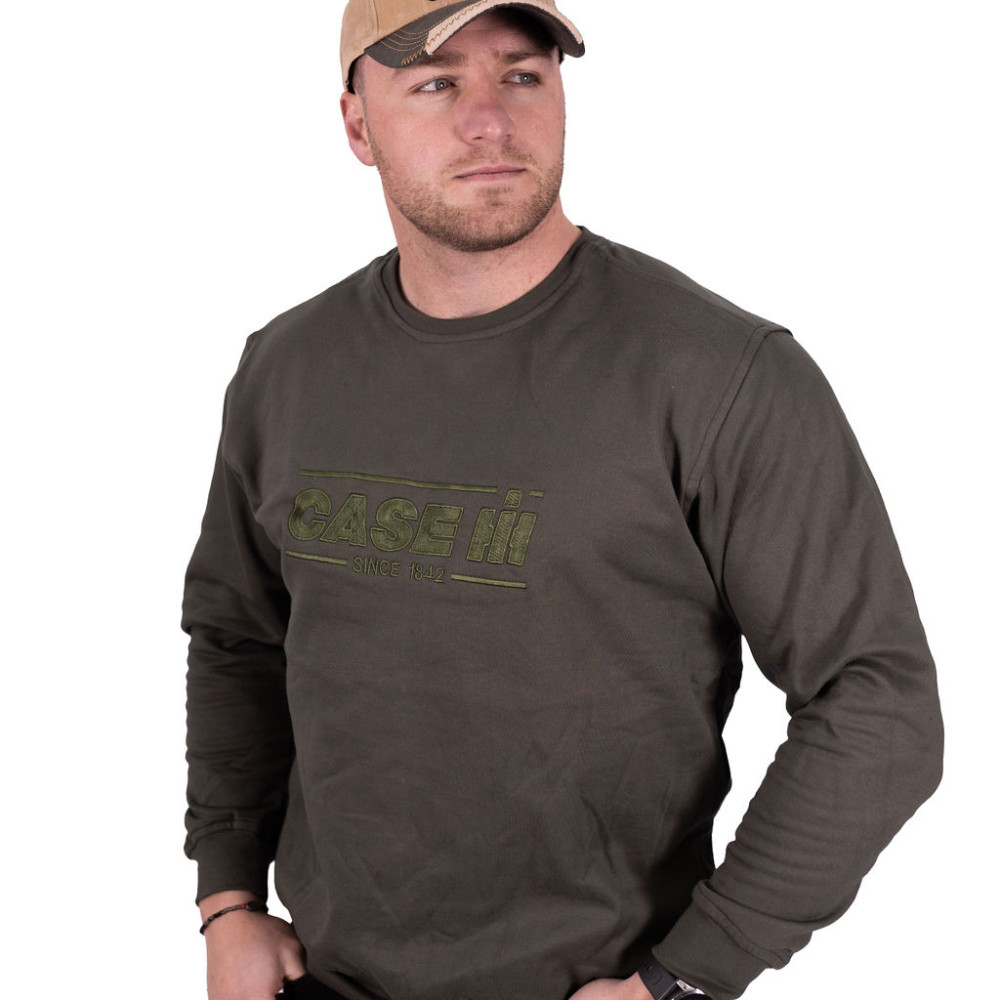 SWEATER OLIVE MENS