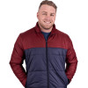 MENS PUFFER NAVY & RED