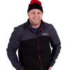 MENS Softshell GREY, BLACK & RED