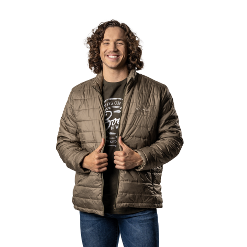 Khaki puffer jacket Khaki puffer jacket