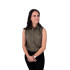 OLIVE LADIES SLEEVELESS SHIRT