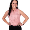 PINK LADIES SLEEVELESS SHIRT