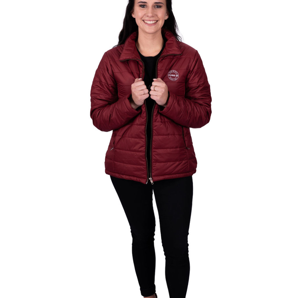 LADIES PUFFER RED