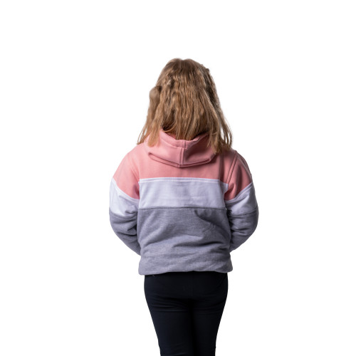 HOODY PINK / WHITE / GREY