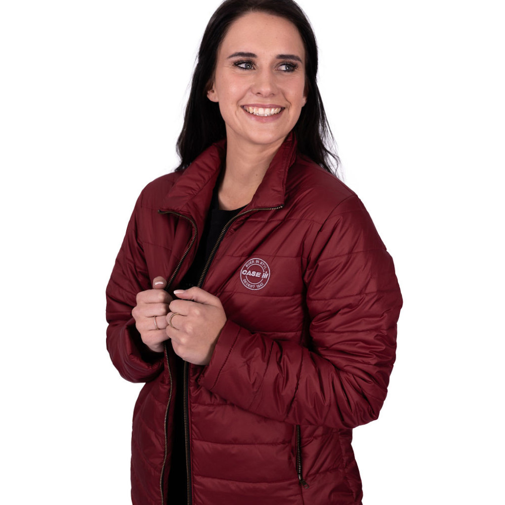 LADIES PUFFER RED