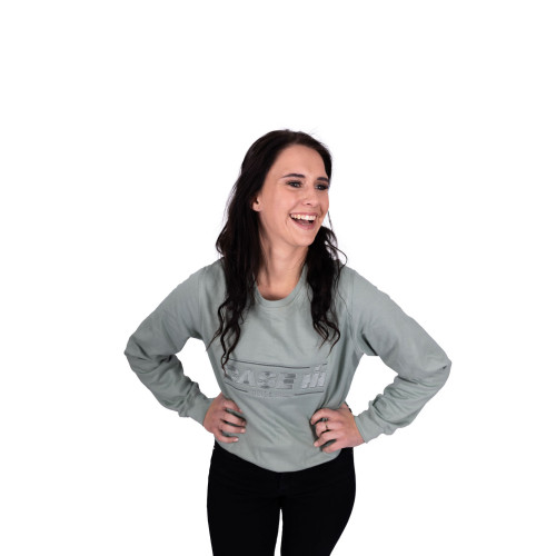LADIES OLIVE SWEATSHIRT (EMBROIDERED) LADIES OLIVE SWEATSHIRT (EMBROIDERED)