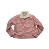 WOOL JACKET CROPPED DUSTY PINK