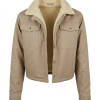LADY CROPPED JACKET WOOL STONE