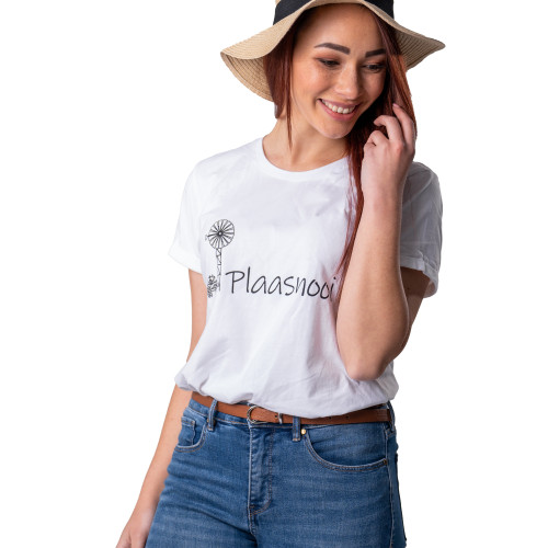T-SHIRT WHITE PLAASNOOI