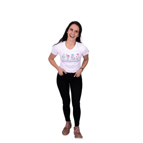 TSHIRT WHITE LADY