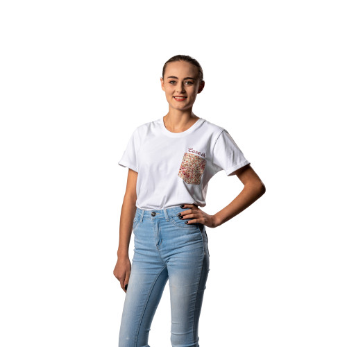 T-SHIRT WHITE POCKET