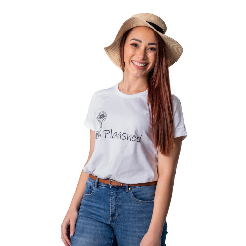 T-SHIRT WHITE PLAASNOOI