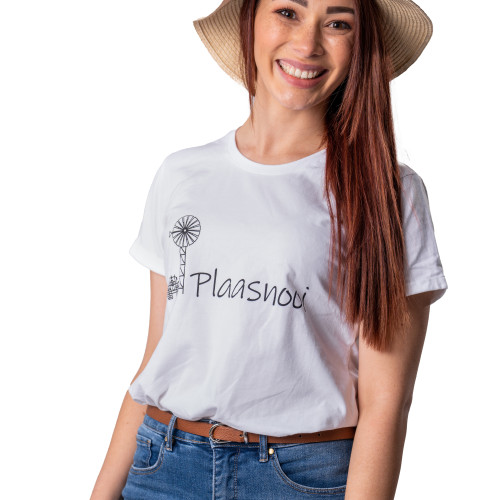 T-SHIRT WHITE PLAASNOOI