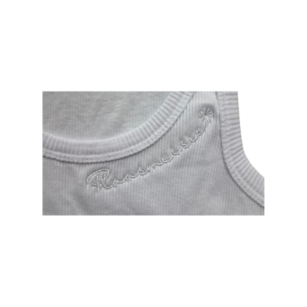LADY RIBBED TANK TOP WHITE