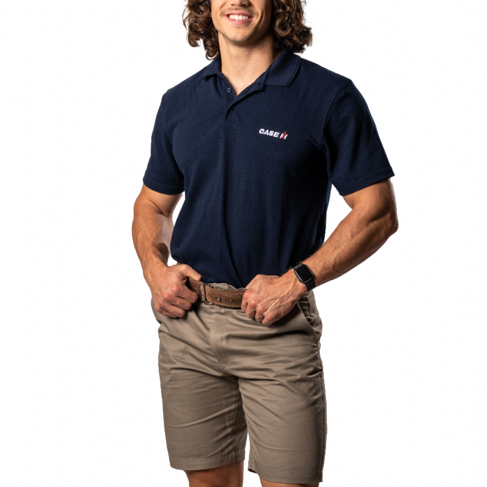 NAVY MENS GOLFSHIRT