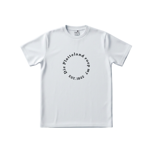 MENS T SHIRT WHITE PLATTELAND