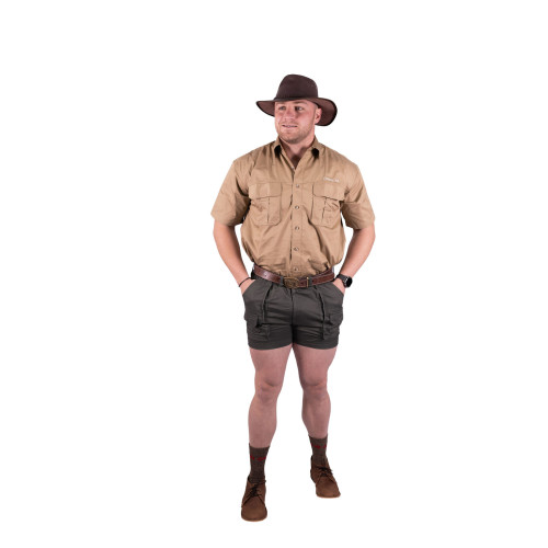 SHORT CARGO NO ELASTIC BROWN SHORT CARGO NO ELASTIC BROWN