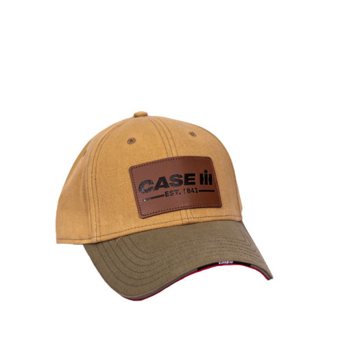 CAP KHAKI RED INSIDE PEAK