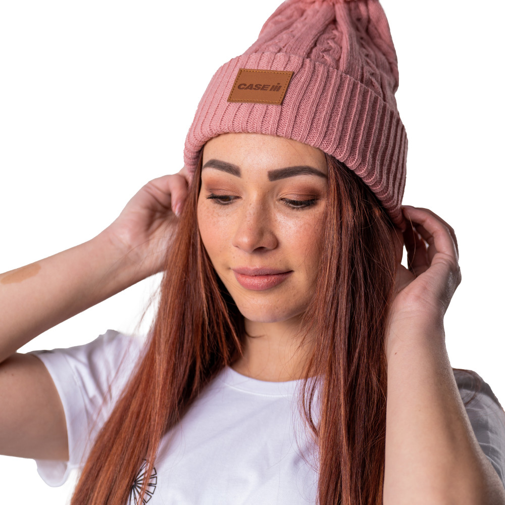 BEANIE DUSTY PINK 