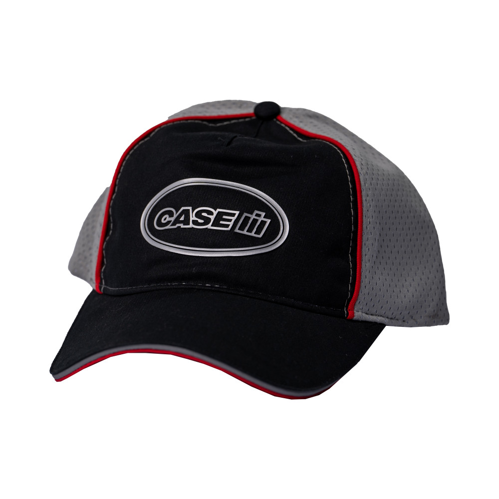 CAP BLACK GREY TRUCKER