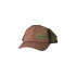 Khaki and olive trucker cap