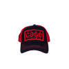 CAP NAVY RED TRUCKER