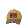  CAP KHAKI RED INSIDE PEAK