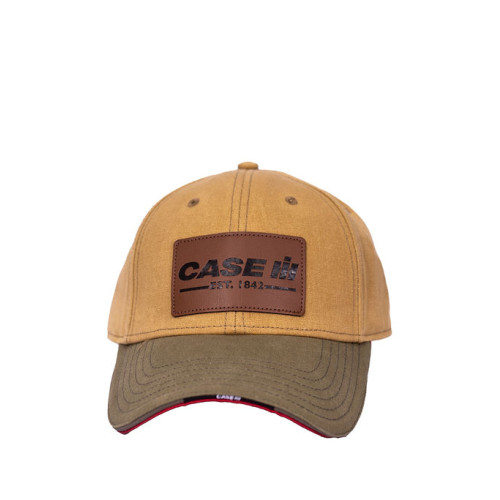 CAP KHAKI RED INSIDE PEAK