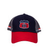  CAP IH NAVY CHARC RED TRUCKER