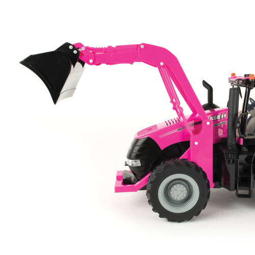 1/16 CASE MAGNUM PINK TRACTOR W/LOADER 1/16 CASE MAGNUM PINK TRACTOR W/LOADER