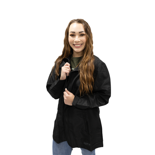 LADIES BLACK LONGER JACKET LADIES BLACK LONGER JACKET