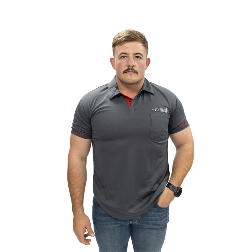 GOLFSHIRT CHARCOAL MECHANIC GOLFSHIRT CHARCOAL MECHANIC