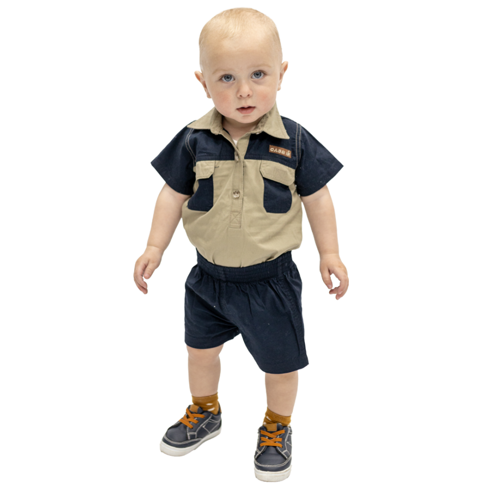 BABYGROW KHAKI/NAVY