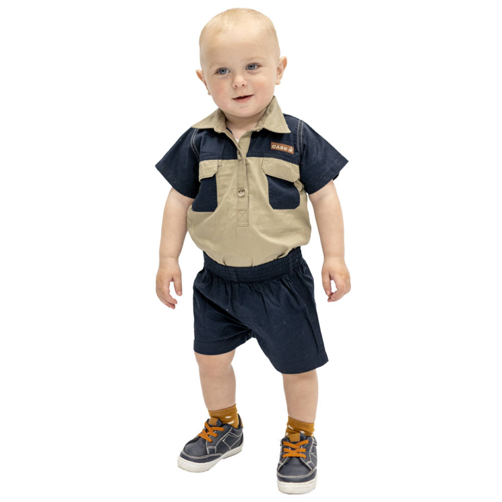 BABYGROW KHAKI/NAVY