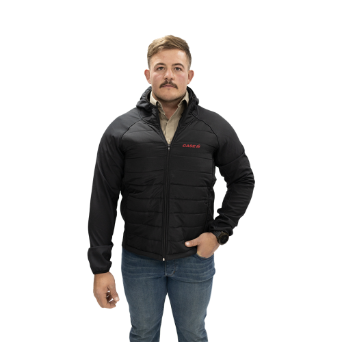 JACKET BLACK PUFFER/SOFTSHELL JACKET BLACK PUFFER/SOFTSHELL