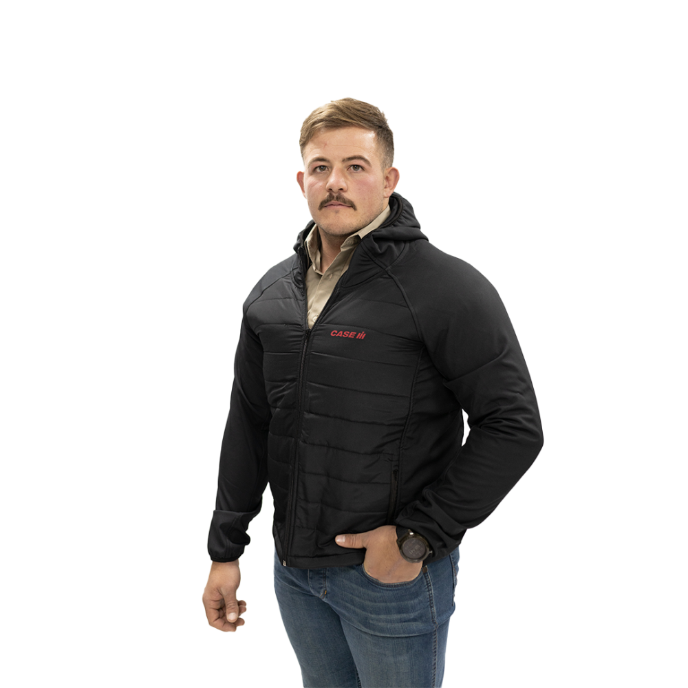 JACKET BLACK PUFFER/SOFTSHELL