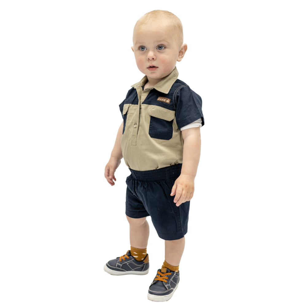 BABYGROW KHAKI/NAVY