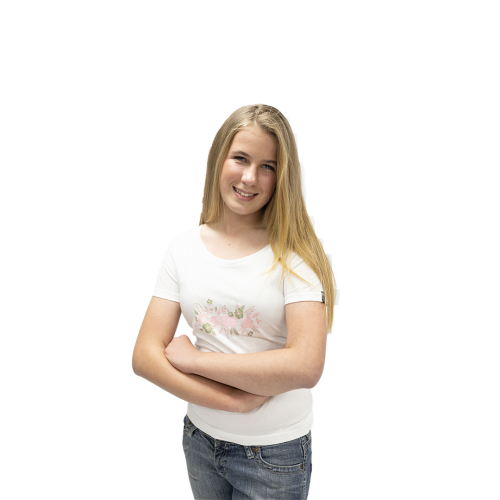 TSHIRT WHITE FLOWER TSHIRT WHITE FLOWER