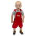 DUNGAREE RED